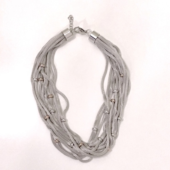 Steel By Design 18” multi strand woven necklace with 2” extender - Picture 4 of 7
